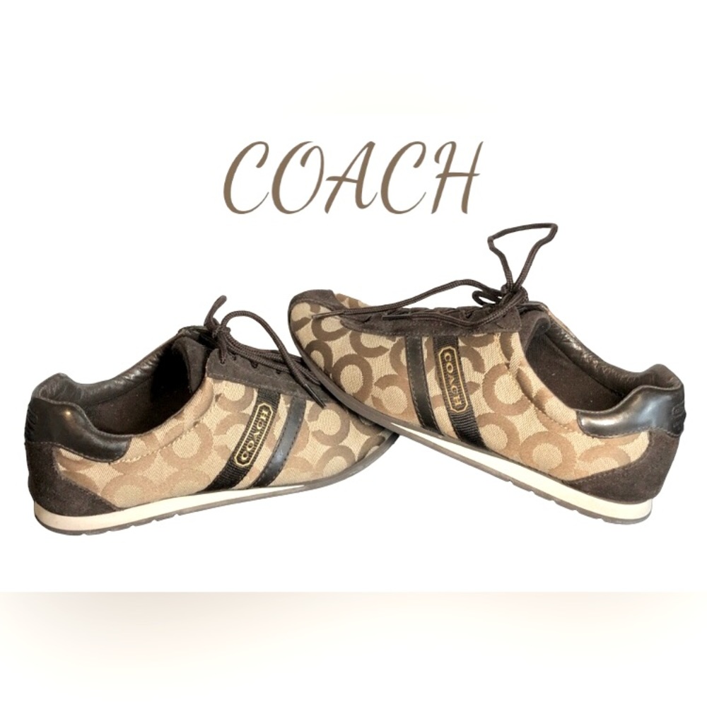Coach Signature Canvas Sneakers
